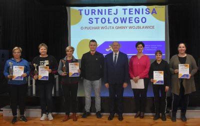 Turniej Tenisa Stołowego o Puchar Wójta Gminy Wojsławice